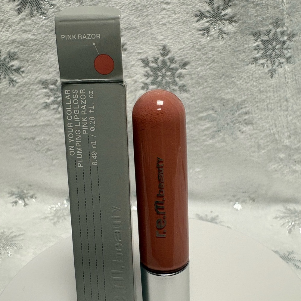 REM Beauty Pink Razor Plumping Lip Gloss 8.4ML/.28FL